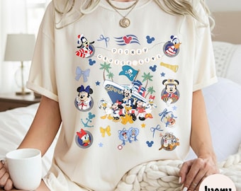 Coquette Bow Disney Cruise Shirt, Disney Cruise Line Shirt, Mickey and Friends Cruise Shirt, Disney Cruise Squad Shirt, Family Matching Tee