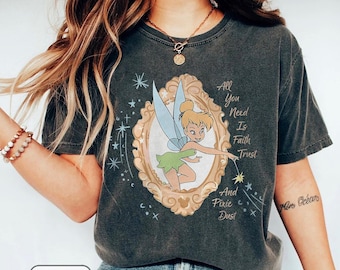 Coquette Disney Tinkerbell Shirt, Disney Princess Tinkerbell Shirt, Tinkerbell 1953 Neverland Shirt, Disney Matching Tee, Magic Kingdom Tee