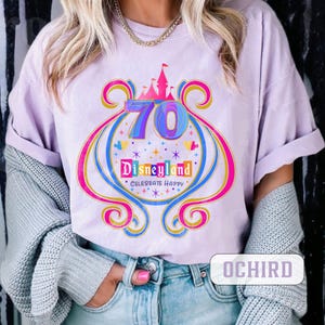Disneyland 70th Anniversary Shirt, Celebrate Happy 70 Years of Magic Shirt, Disney Platinum Celebration Shirt, Disneyland Family Trip Shirt