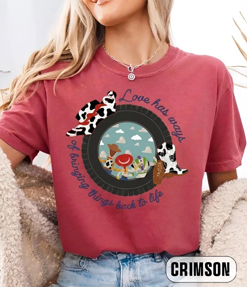 Vintage I Knew It I Knew You Shirt, TS and Toy Story 5 Friendship Shirt, Woody Buzz Lightyear Tee, Disneyland Toy Story Family Matching Tee Crimson (Comfort)