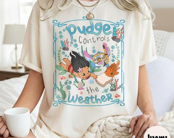 Disney Lilo & Stitch Pudge Controls The Weather Shirt, Pudge the Fish Shirt, Disney Family Matching Tee, Magic Kingdom Tee, Stitch Pudge Tee