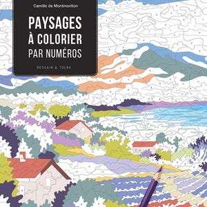 Landscapes | Coloriage | Book | PDF Coloring | Color by Number | Coloring Book | Book Colored