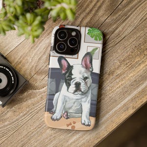 French Bulldog Dog iPhone 16 Pro Max Case - French Bulldog iPhone Case, Frenchie iPhone case, Frenchie Bulldog iPhone 16 Pro Max Case