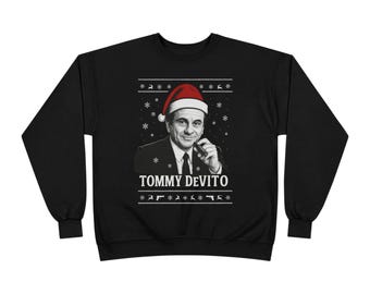Tommy DeVito Goodfellas kersttrui - vintage maffia vakantiebreisel - retro film streetwear - feestelijk cadeau voor hem
