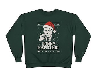 Sonny LoSpecchio kersttrui - oversized vintage filmsweater - A Bronx Tale Retro Streetwear - maffiafilm - cadeau voor hem