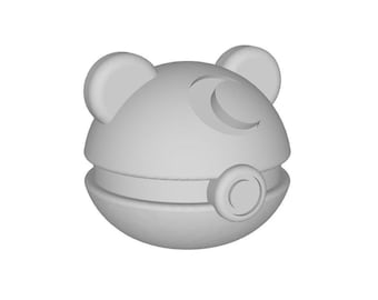 Teddiursa Pokeball STL download
