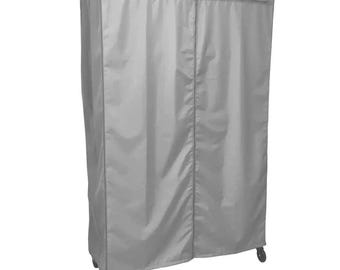 Storage Shelving Unit Cover, fits racks 48"W x 18"D x 72"H in Grey