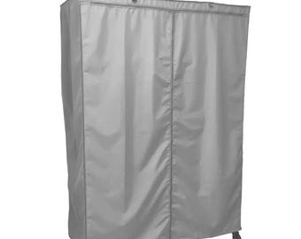 Storage Shelving Unit Cover, fits racks 60"W x 24"D x 72"H in Grey