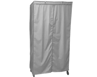 Storage Shelving Unit Cover, fits racks 36"W x 14"D x 54"H in Grey