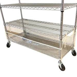 Clear PVC Storage Shelf Bottom Cover: 36&quot;W x 24&quot;D x 6&quot;H