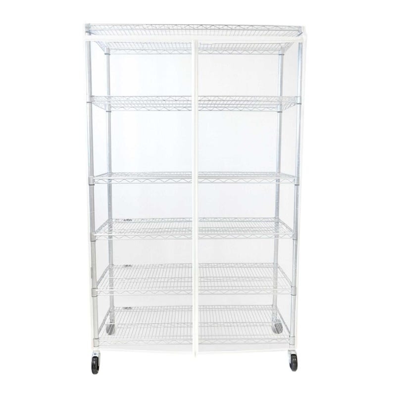Pvc Rack Storage Shelving Unit Cover, Fits Racks 36