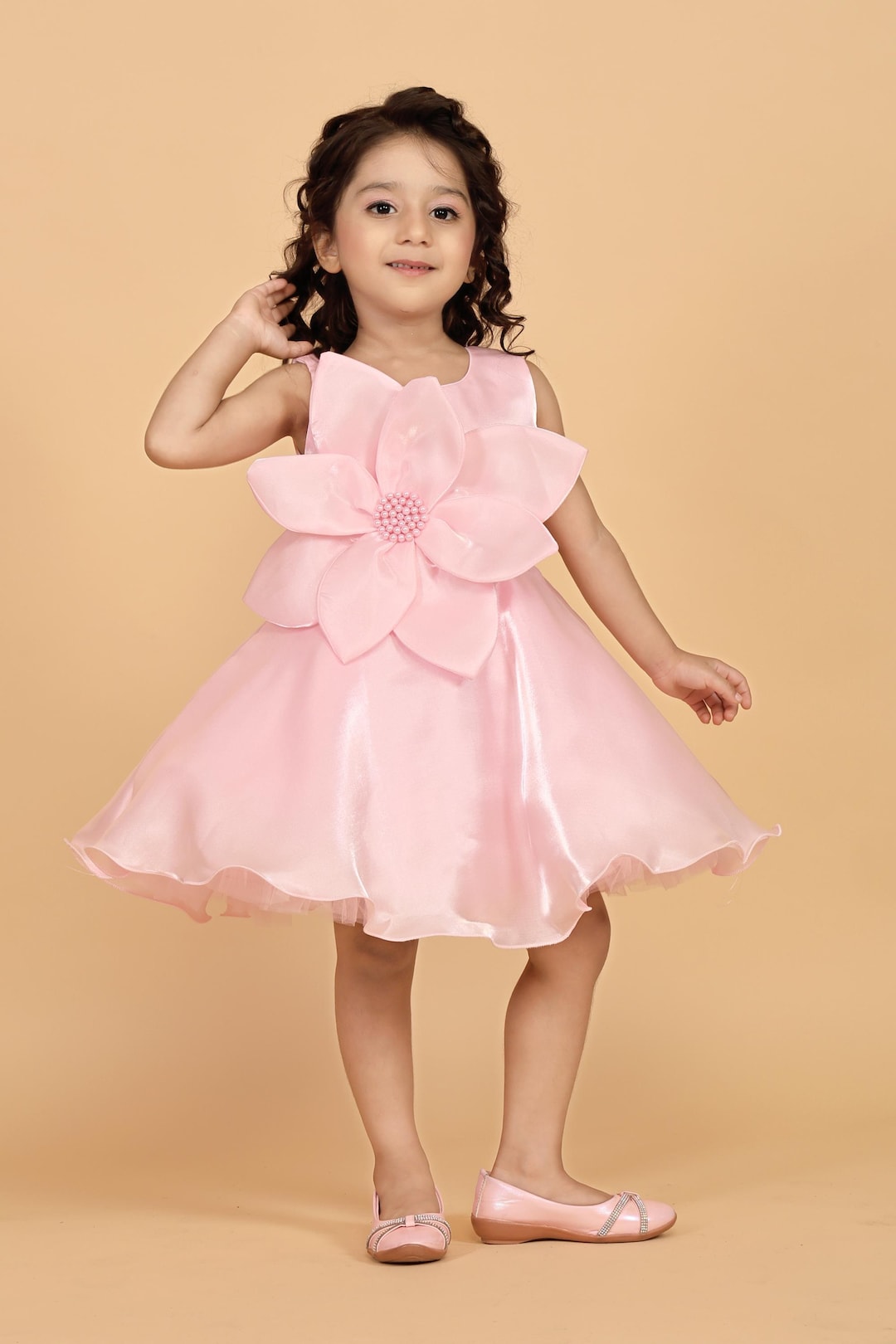 designer dress toddler girl Kidcutreture Tia Purple Baby Dress - Size: 18M