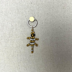 Tiny Lizard Bead Pet Keychain Bag Charm | Lizard Bead Buddy | Lizard Bead Pet | Kandi Retro 2000s 90s Y2K