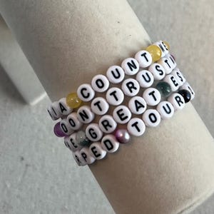 Warped Tour 2025 Concert Friendship Bracelet | 3OH!3 | All Time Low | Boys Like Girls | The Maine | Plain White T&#39;s | Story of the Year