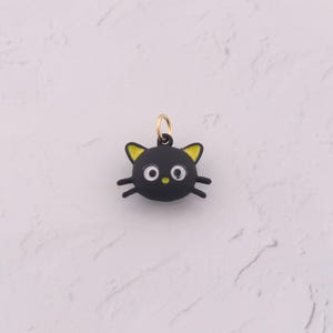 18K Gold Filled Cat Pendant Dainty Animal Charms for DIY Jewelry Findings Making Supply