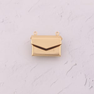18K Gold Filled Bag Pendant Dainty Bag Charms for DIY Jewelry Findings Making Supply