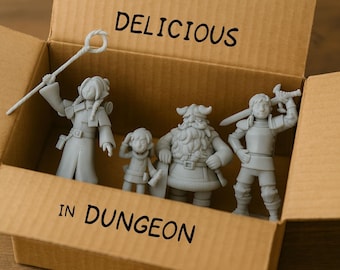 Delicioso en la mazmorra - Conjunto de 4 personajes