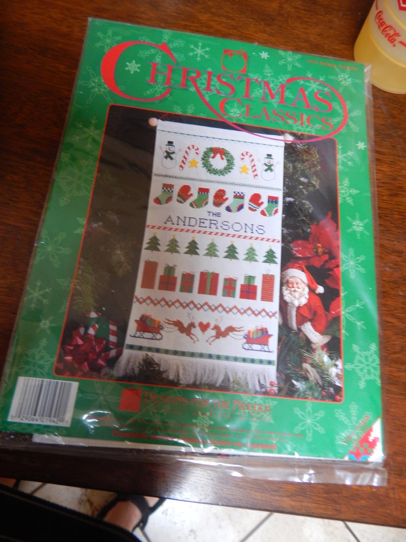 sampler cross stitch Counted cross stitch kit Chirstmas craft kit kit needle work