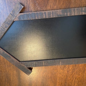 Arrow shaped chalkboard, perfect for paint, stencil, chalk, chalk couture