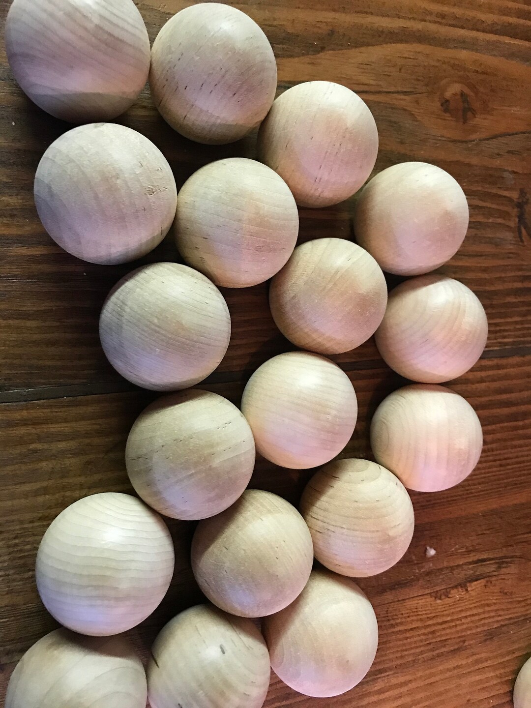 Unfinished Wooden Knobs, 1 3/4 in Diameter, Perfect for Furniture or