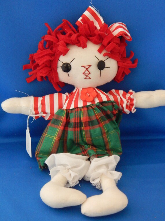 muñeca de trapo raggedy ann