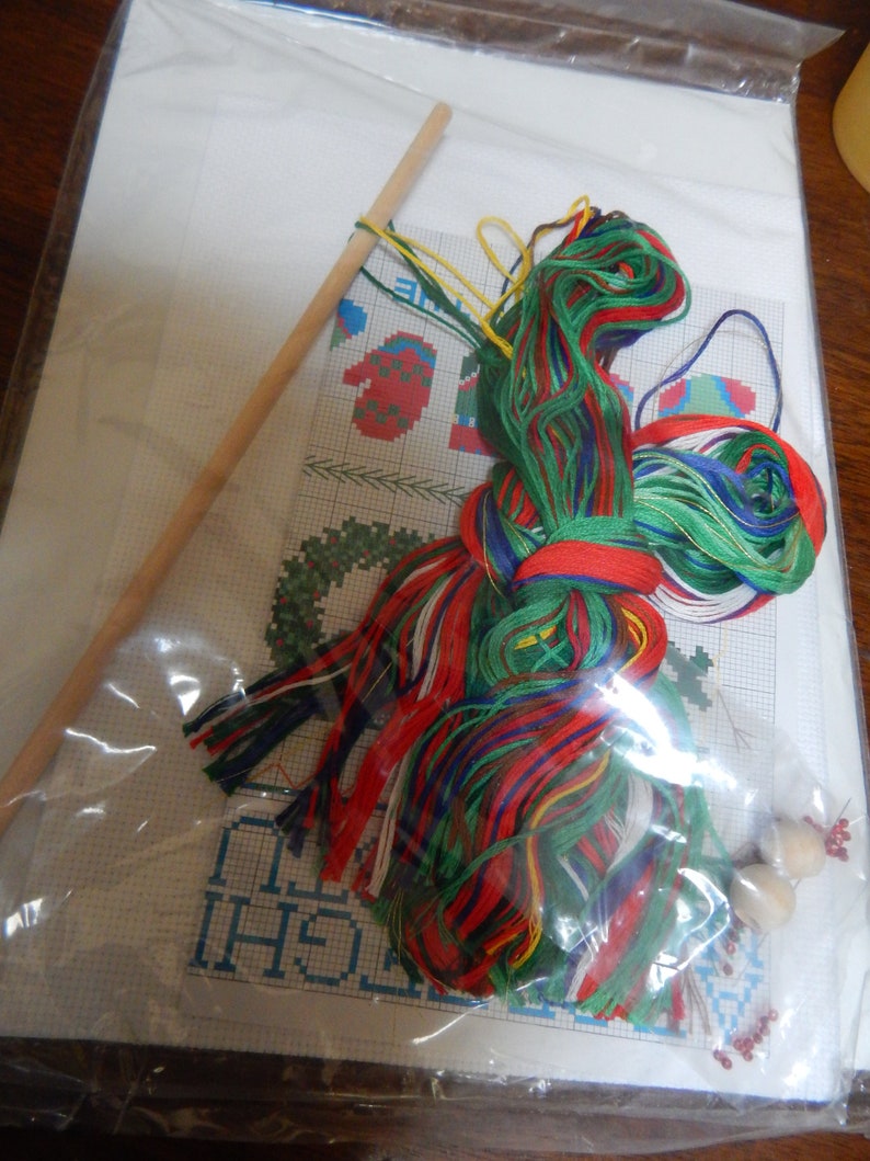 sampler cross stitch Counted cross stitch kit Chirstmas craft kit kit needle work