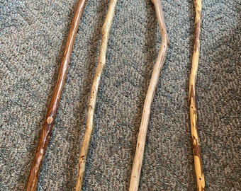 Handcrafted Walking Sticks from the Ozarks, Cedar, Hickory, Oak, Walking Cane, Hiking stick