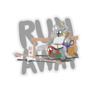 Two Fears One Image BUHURT Kiss-Cut Stickers