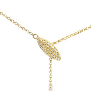 0.09Ct diamond Pendant 14k Yellow Gold
