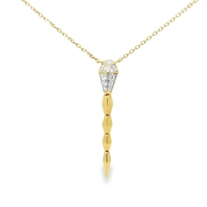 0.21T Diamond Pendant 14k Yellow Gold
