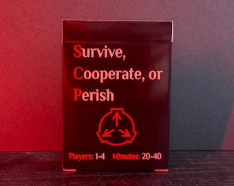 Survive, Cooperate, or Perish - An SCP survival card game