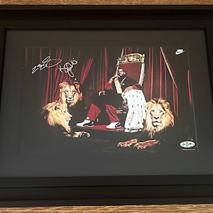 LeBron James Autographed &quot;King James&quot; Print - Upper Deck