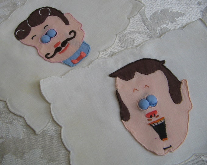 Vintage Naughty Cocktail Napkins Padded 3D Risque Burlesque Etsy