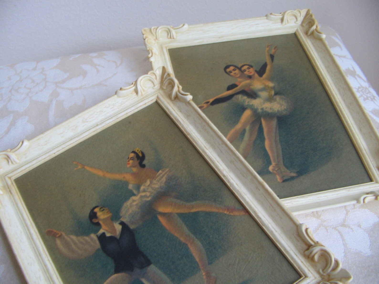 Vintage Ballerina Wall Art Prints by Gina Ballet Dancers Pas Etsy