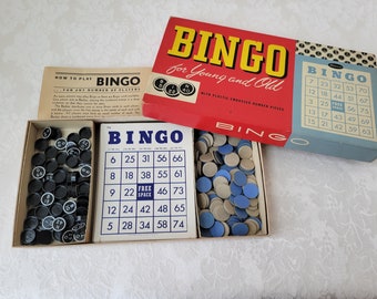 Vintage Bingo Game Complete By Whitman No. 4634-69 Made In USA