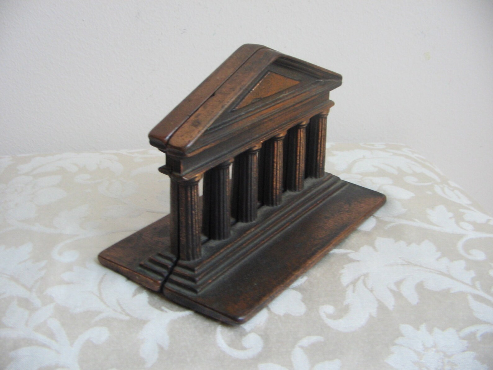 Vintage Cast Iron Bookends Set by Verona Bronze Copper Etsy