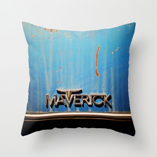 Vintage Car Pillow Cover Maverick Home Decor Photo Etsy UK