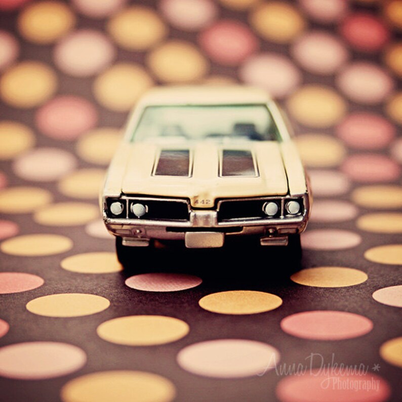 Nursery Kids Decor Toy Car Vintage Classic Modern Sixties - Etsy