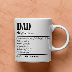Funny Dad Definition Mug
