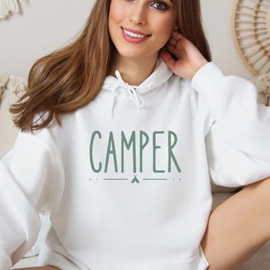 Cute Camper Hoodie, Camping Sweatshirt, Camping Sweater, Outdoor Apparel, Camping Gift, Camping Hoodie, Adventure Clothing, Gift for Camper