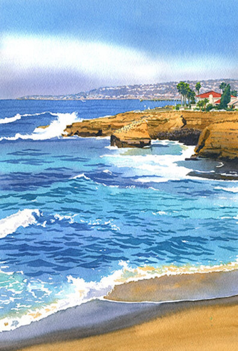 Sunset Cliffs Point Loma California | Etsy