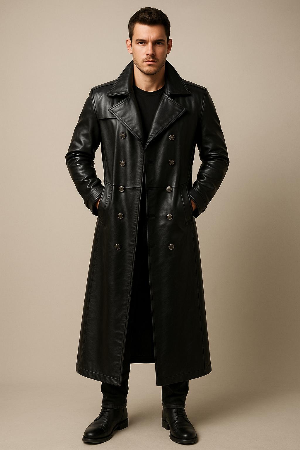 ウールコート　レザー　vintage Ww2 german leather jacket - Etsy 日本