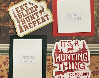 Deer Hunting Scrapbook Kit