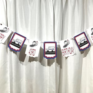 Postal Worker Birthday Banner - Post Office Worker Personalized Birthday Garland - Postal Worker Birthday Bunting - Birthday Party Supplies
