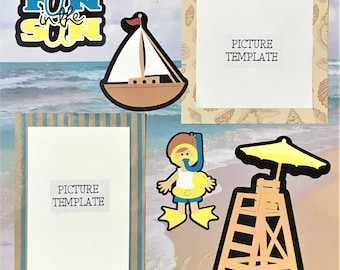 Beach Scrapbook Kit