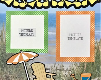 Beach Scrapbook Kit