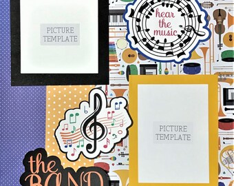 Let's Celebrate 12x12 Scrapbook Layout 2 Page Kit Birthday - Etsy