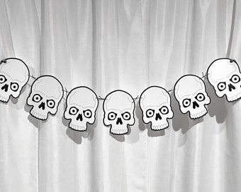 Halloween "Skull-Themed" Banner