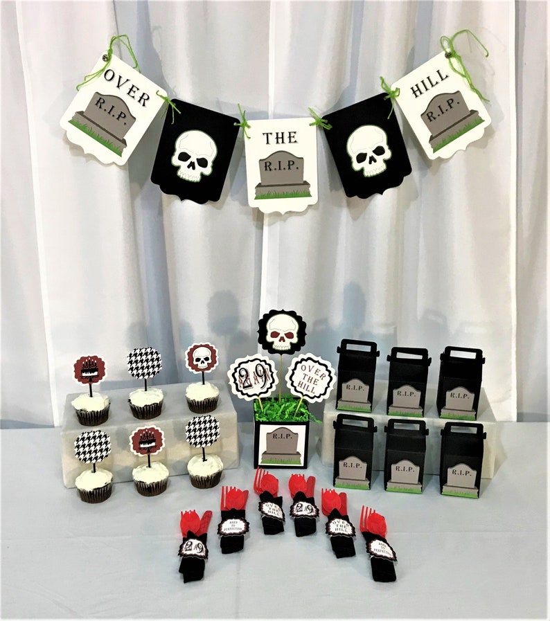 Over The Hill Birthday Party Pack Birthday Party Supplies Etsy