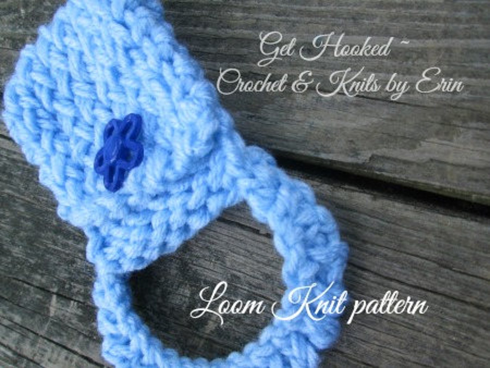PATTERN for Loom Knitted Dish Towel Holder Etsy